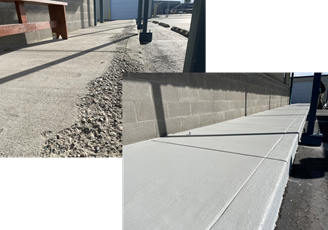 Salt Damaged Concrete, Before And After
Site
SUNDEK of Washington
