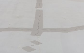 cracked concrete