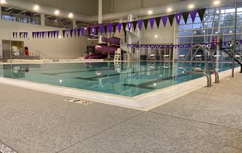 aquatic center pool deck