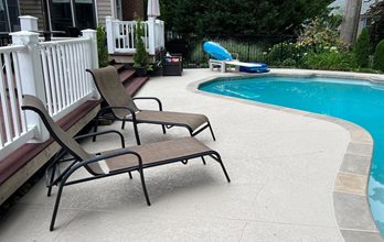 scored concrete