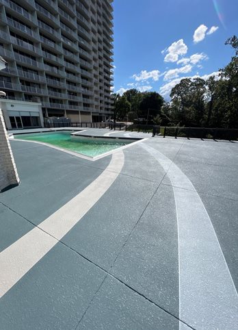 Baltimore pool deck waterproofing