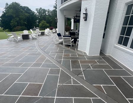stamped concrete overlay Rockville