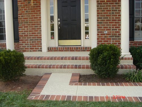 Residential Entryway Reston Va
Walkways & Stairs 
SUNDEK of Washington

