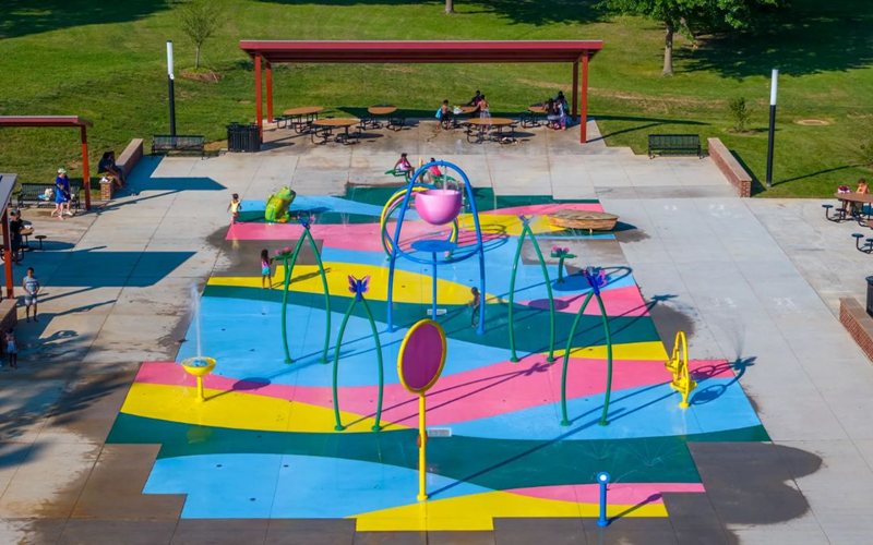 Ballou Park Splash pad