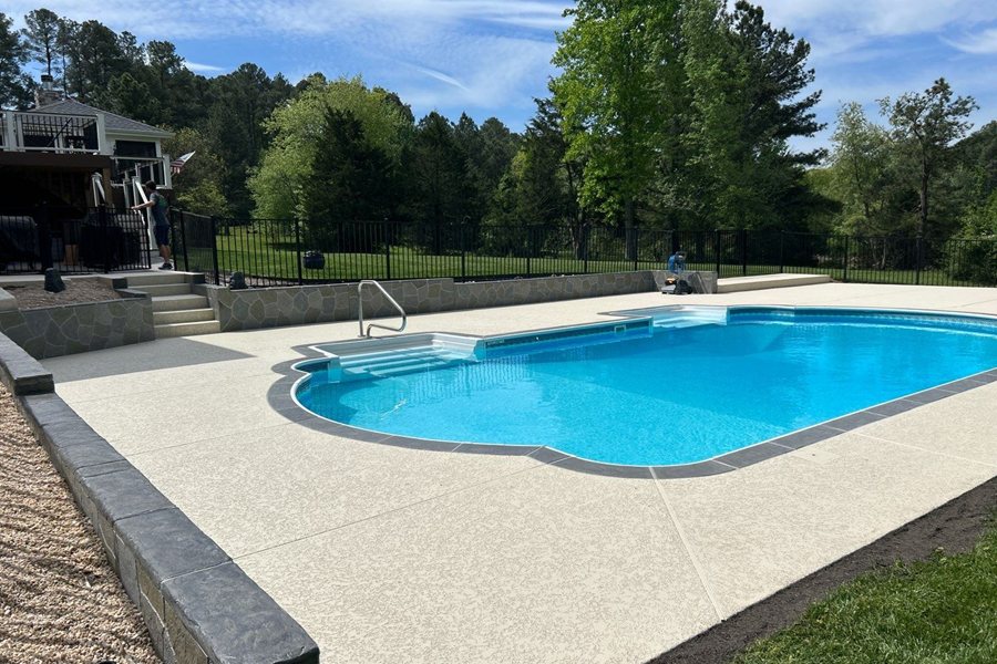 Stafford Pool Deck Resurfacing, Backyard Swimming Pool, Textured Coating
Pool Deck Resurfacing
SUNDEK of Washington
