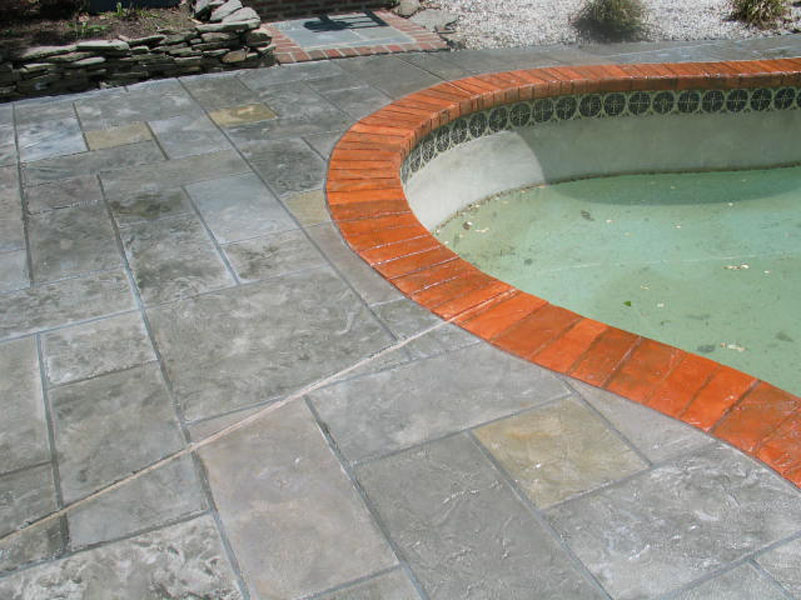 Stamped Concrete Overlay