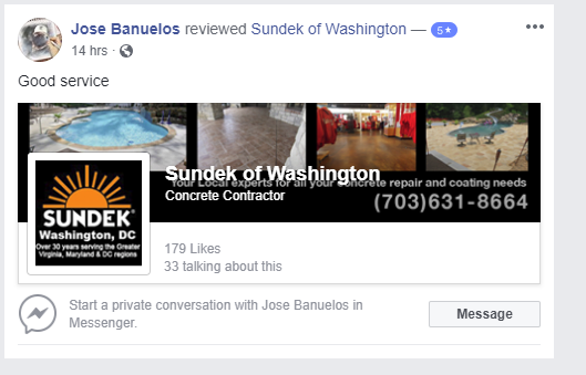 Sundek of Washington Review