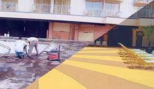 concrete resurfacing before and after
