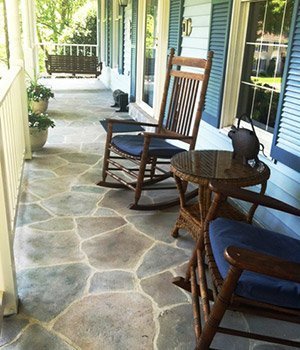 Flagstone Porch