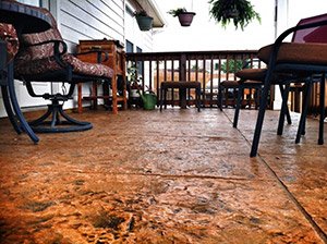 stamped concrete